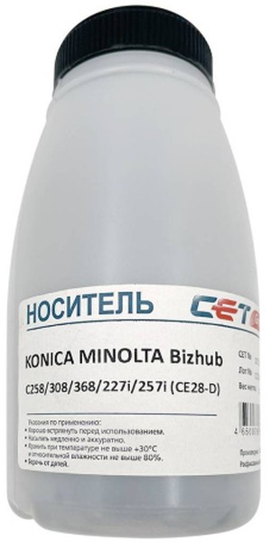 Деловепер Совместимый CET (CET121077D100) для заправки  KONICA MINOLTA Bizhub C258/308/368/227i/257i ( TN-324K/TN-221K/TN-227K) 100гр.