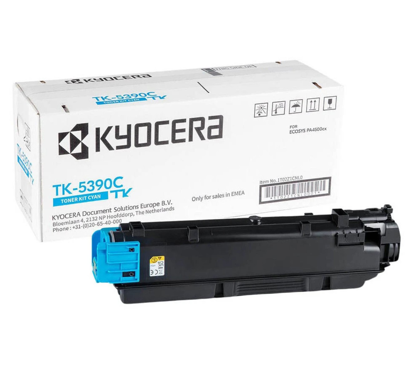 Тонер-картридж Kyocera TK-5390C для ECOSYS PA4500cx13.000 стр.