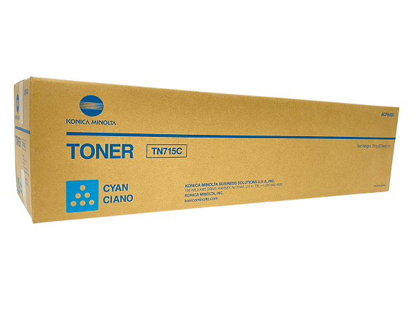 Тонер синий TN-715C (cyan) ресурс 45 000 стр. (ACP8450) Konica Minolta bizhub C750i