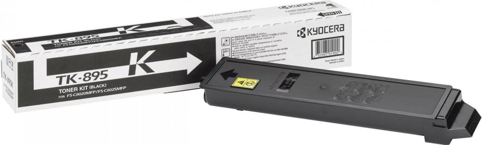 Тонер-картридж Kyocera TK-895K черный для FS-C8020MFP/C8025(12 000 стр)