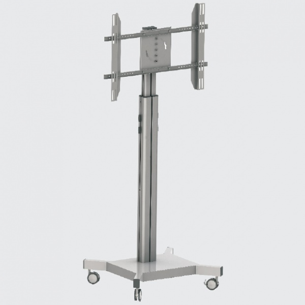 MDP-0120-S / MediaPro 120 - Мобильная стойка для Дисплея 30-60" 60кг 1720 макс 2х полки серебро