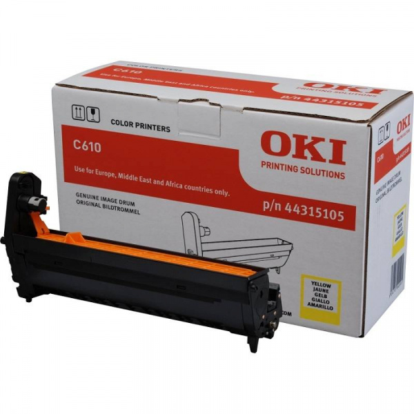 Фотобарабан  OKI (44315105) желтый для  С610 ( 20000 стр.)