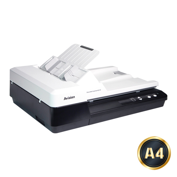 Сканер Avision AD130 (000-0875F-02G) Скорость   40/40стр/мин, АПД 50 листов,двусторонний, ультразвуковой датчик,новая версия сканера