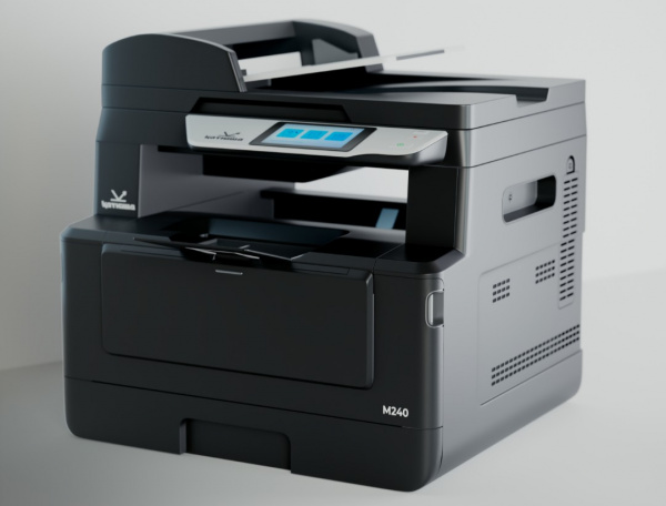 МФУ Катюша M240 принтер/копир/сканер/факс (опция), 40 стр/мин А4, ч/б, 1200 dpi. Скан: цвет/чб, большой лоток для бумаги, 1000 Мб Ethernet, USB, USB-host, Wi-Fi (опция), Факс (опция)