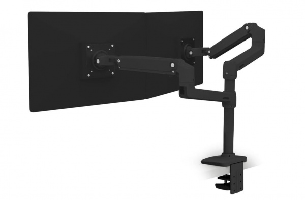 45-492-224 / Ergotron LX Двойное наcтольное крепление черный